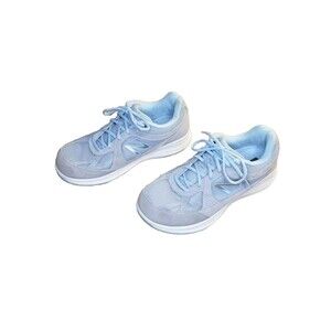 New Balance 877 Women's Size 10 Gray Blue Suede Walking Shoes Sneakers WW877SB